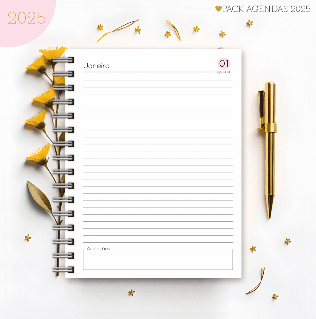 Agendas Feminina 2025 (Lina Criativa) - Imagem 9