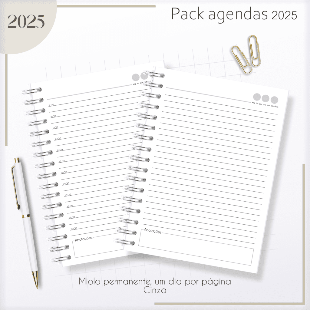 Agendas Masculina 2025 (Lina Criativa) - Imagem 8