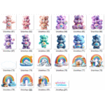 Ursinhos Carinhosos 3D - Kit Digital - Imagem 2