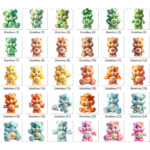 Ursinhos Carinhosos 3D - Kit Digital - Imagem 5