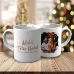 Pacote de 20 Artes Canecas Natal 2024 COM FOTO (Vintage) - Imagem 9