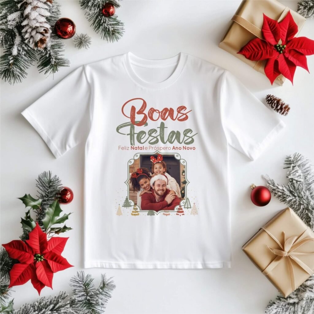 Pacote de 20 Artes Camisetas Natal 2024 COM FOTO (Vintage) - Imagem 10