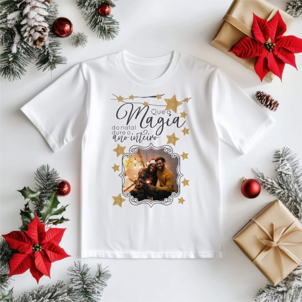 Pacote de 20 Artes Camisetas Natal 2024 COM FOTO (Vintage) - Imagem 5