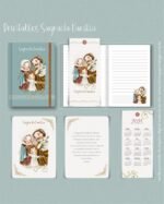 Kit Encadernação Sagrada Família – Printables Santinhos (Carinas Paper) - Imagem 4
