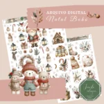 Natal Boho - Printables A4 - Imagem 2