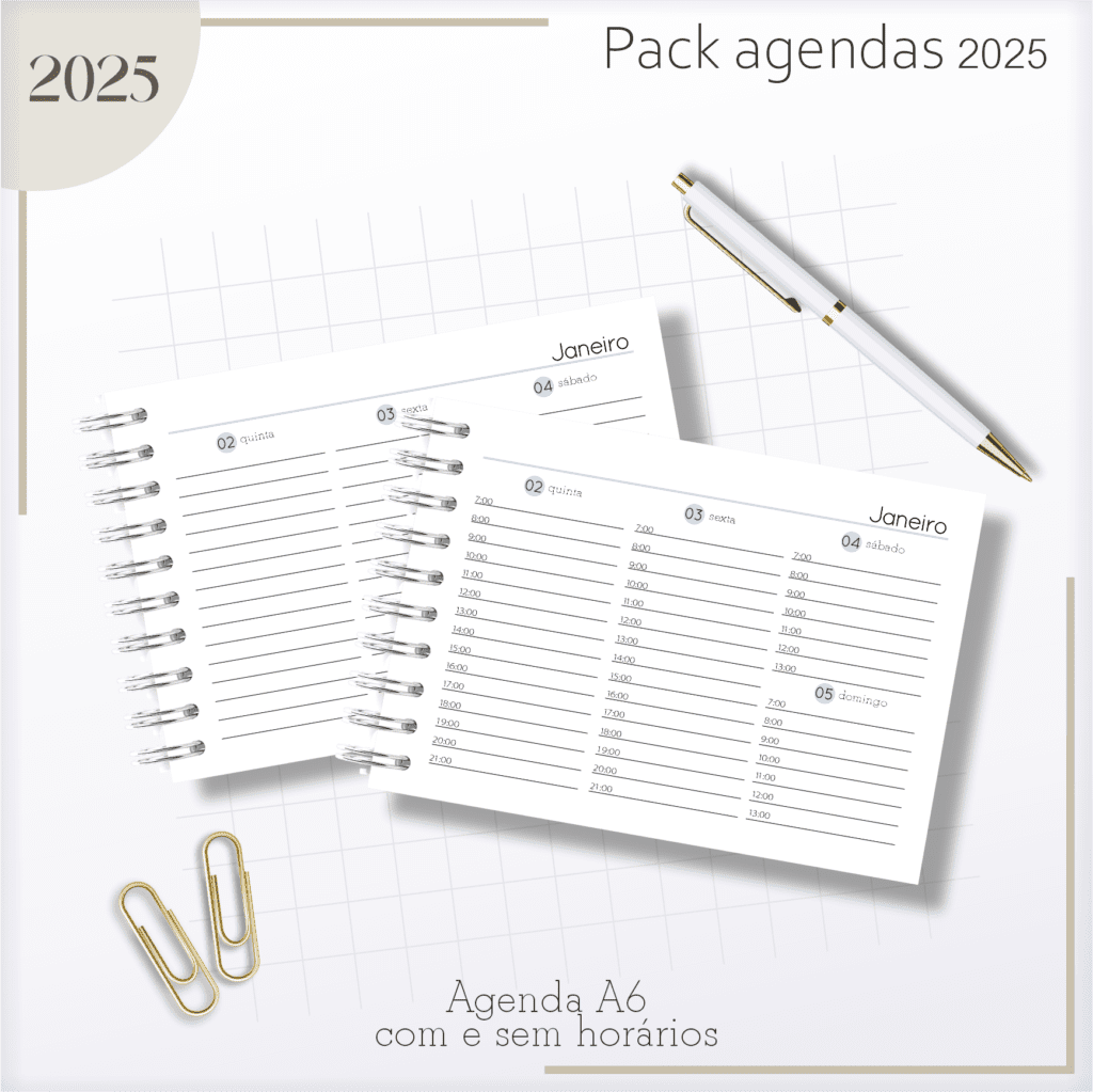 Agendas Masculina 2025 (Lina Criativa) - Imagem 4