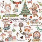 Bosque Natalino - Kit Digital