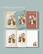 Kit Encadernação Sagrada Família – Printables Santinhos (Carinas Paper) - Imagem 2