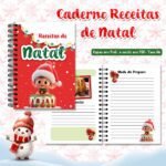 Bloquinho A6 Receitas de Natal M01 (Bia Shaina)
