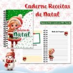Bloquinho A6 Receitas de Natal M02 (Bia Shaina)