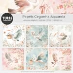 Papéis Cegonha | Aquarela (Tutti)