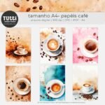 Papéis A4 Café | Aquarela (Tutti)