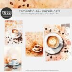 Papéis A4 Café | Aquarela (Tutti) - Imagem 2