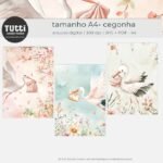 Papéis A4 Cegonha | Aquarela (Tutti) - Imagem 2