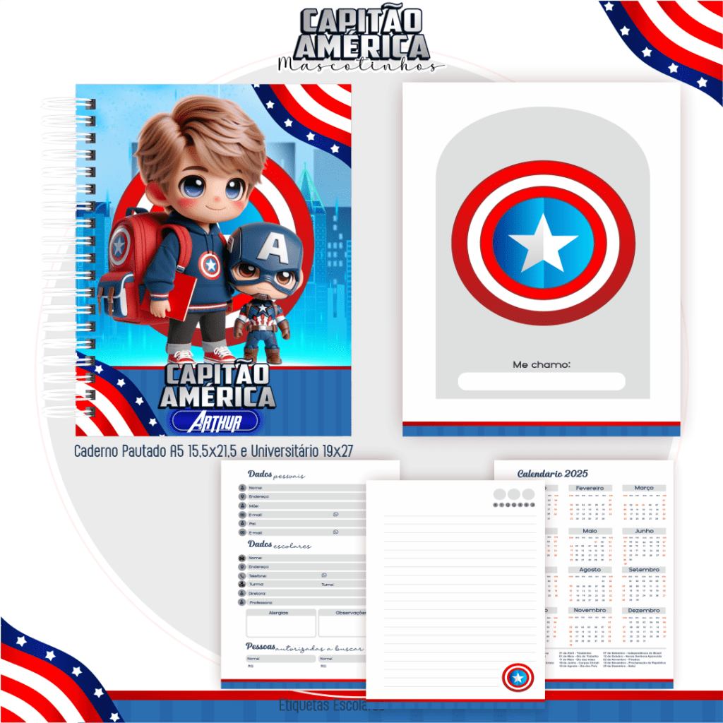Capitão América - Mascotes IA 2025 (Pamella Vieira) - Imagem 4