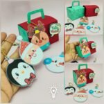 Maletinha de Natal com Pingentes - Bichinhos