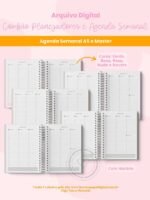 Combão Planejadores e Agenda Semanal (Branco Papel) - Imagem 4