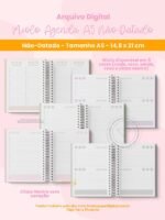 Miolo Agenda A5 Não-Datada (Branco Papel) - Imagem 3