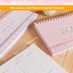 Combão Planejadores e Agenda Semanal (Branco Papel)