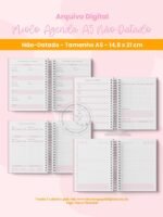 Miolo Agenda A5 Não-Datada (Branco Papel) - Imagem 2