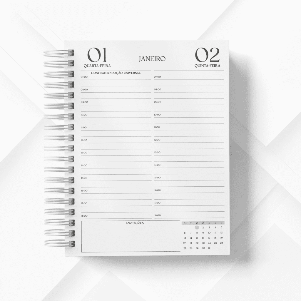 Agenda A5 - Coleção Masculina (Papel Amado) - Imagem 11