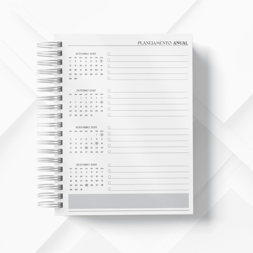 Agenda A5 - Coleção Masculina (Papel Amado) - Imagem 4