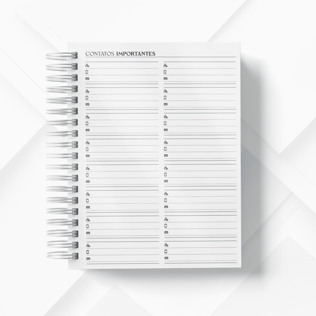 Agenda A5 - Coleção Masculina (Papel Amado) - Imagem 6