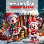 Animado Disney Natal - Kit Digital