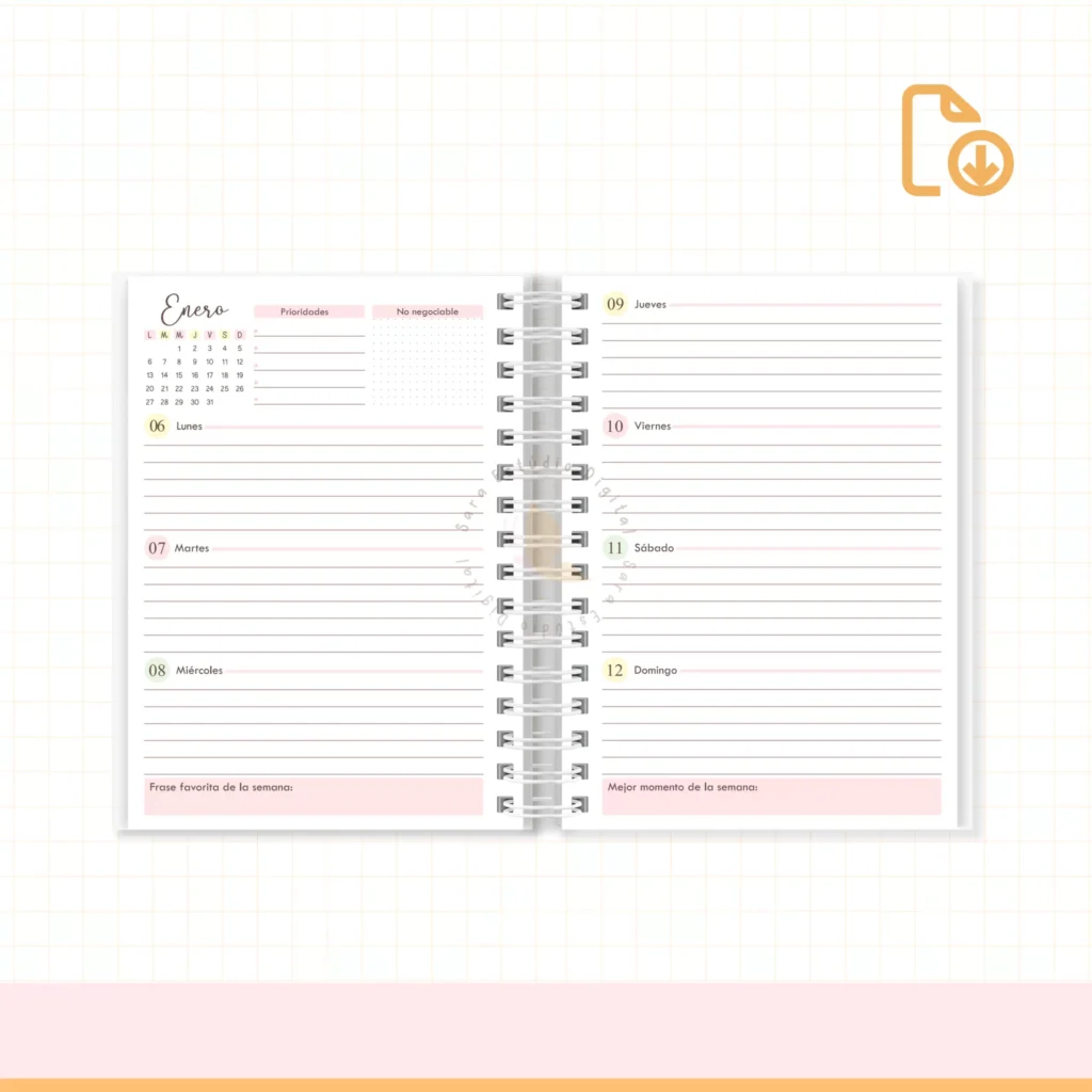 COMBO Planners 2025 - Español (Sara Estudio) - Imagem 6