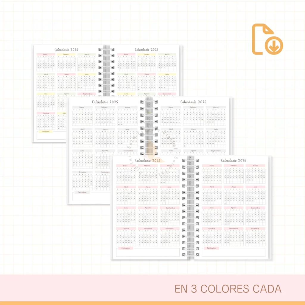 COMBO Planners 2025 - Español (Sara Estudio) - Imagem 5