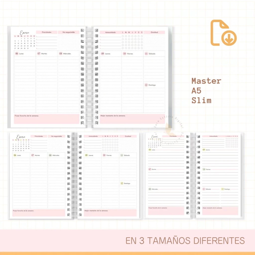 COMBO Planners 2025 - Español (Sara Estudio) - Imagem 4