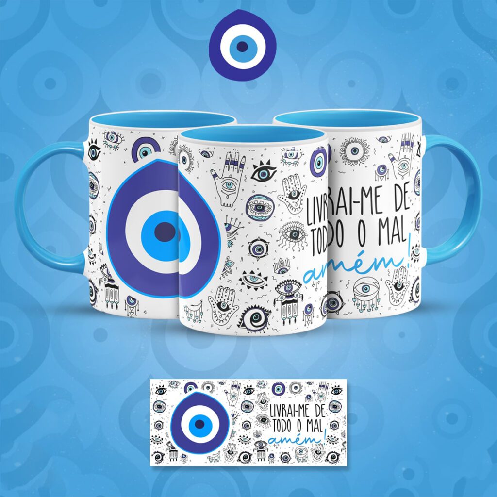 Olho Grego - Artes Caneca - Imagem 1