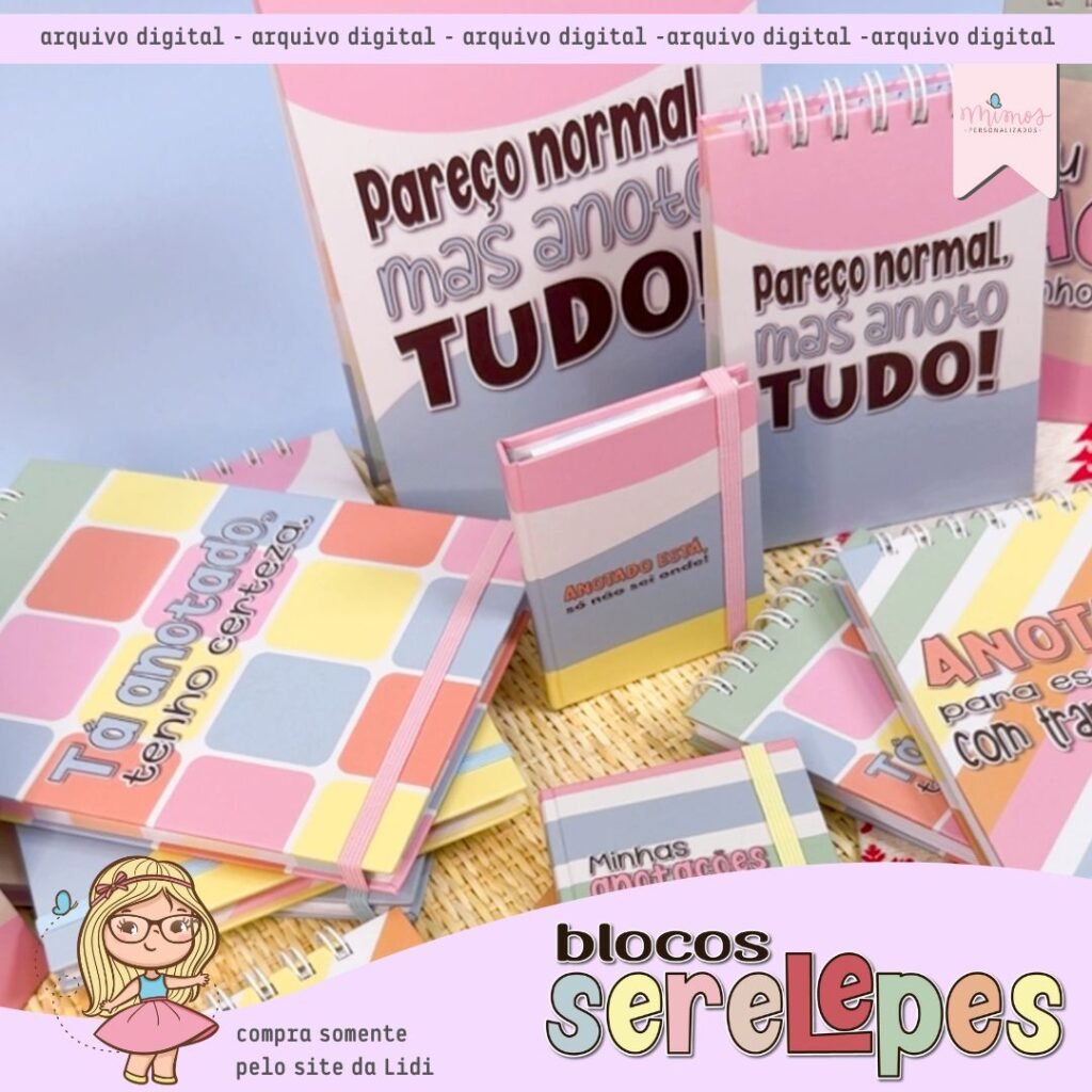 Blocos Serelepes (Mimos Personalizados) - Imagem 2