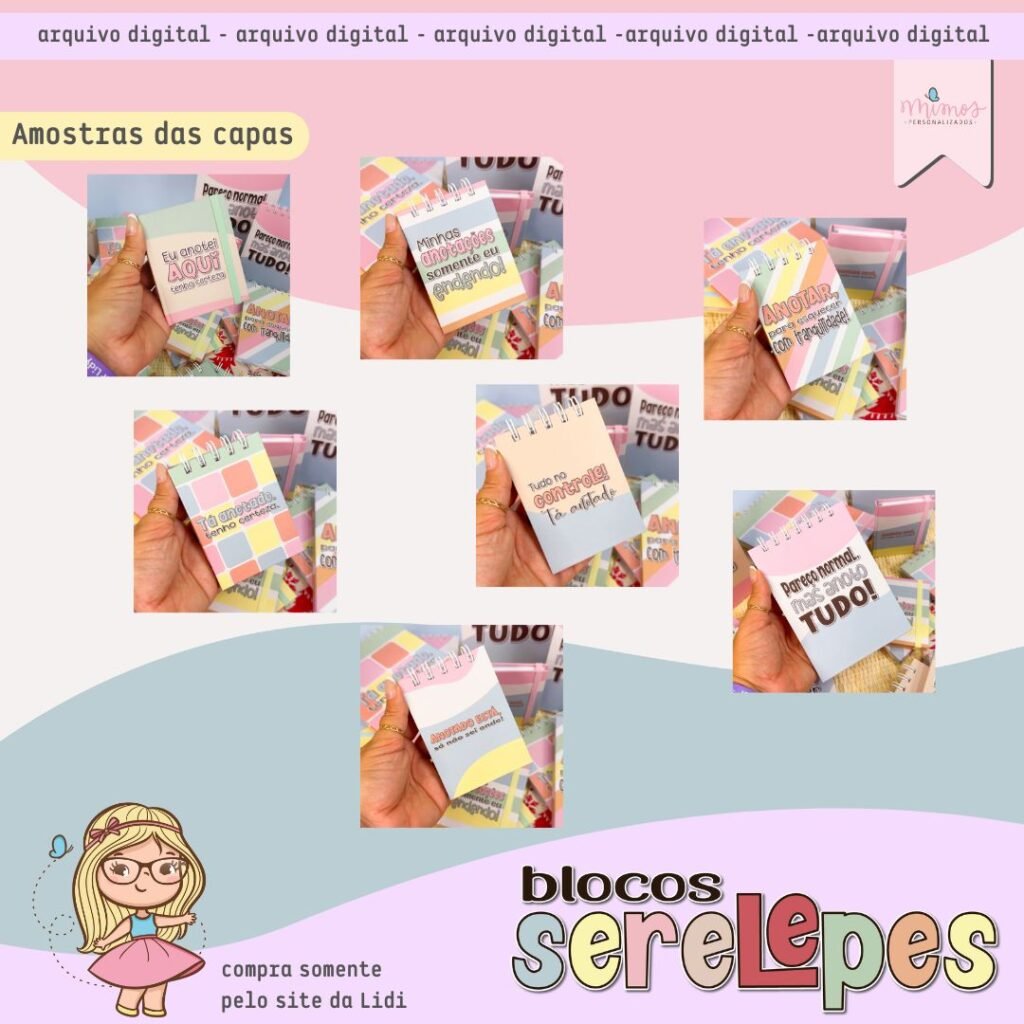 Blocos Serelepes (Mimos Personalizados) - Imagem 3