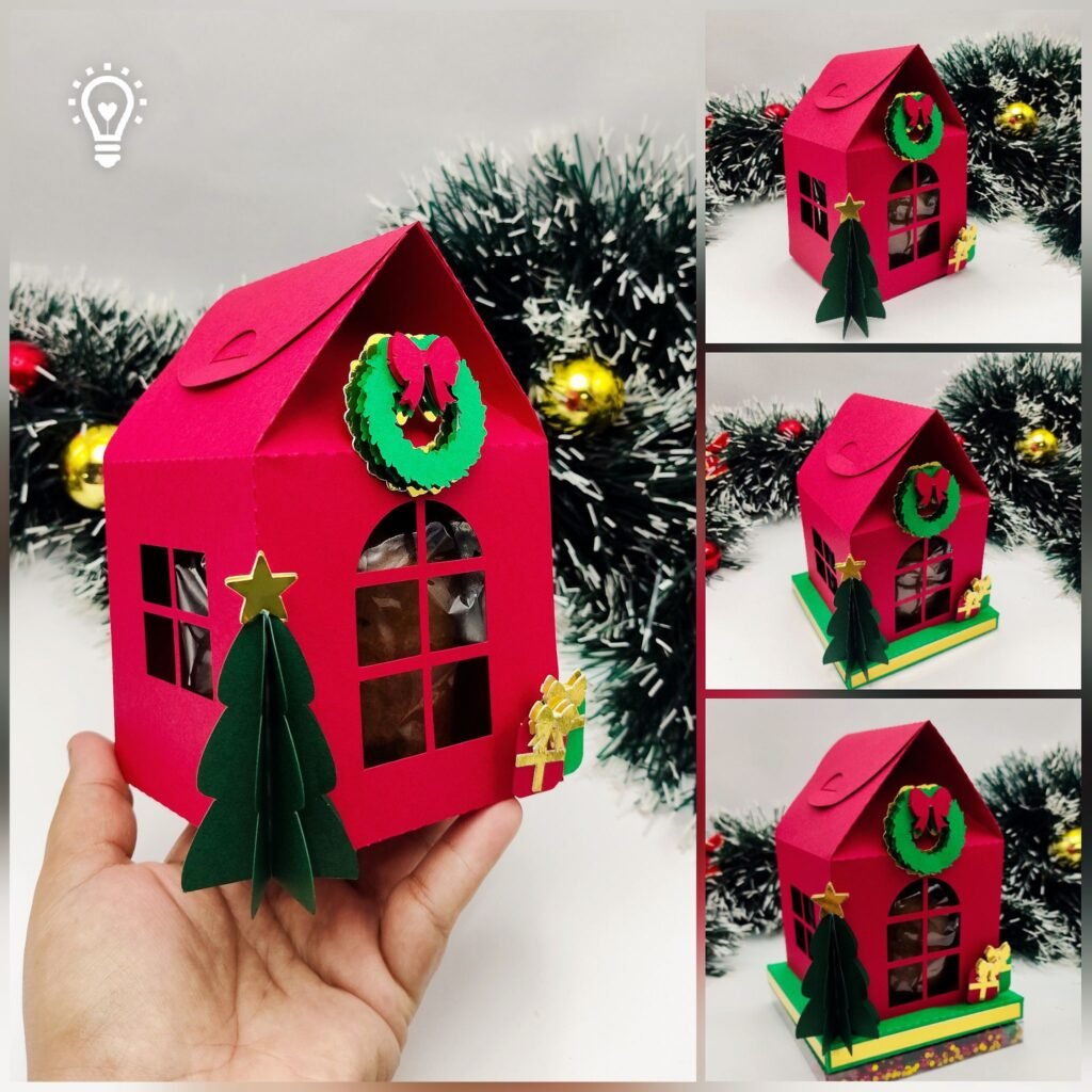 Casinha Mini Panetone Natal - Imagem 1