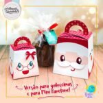 Caixa Natal para Mini Panetone e Guloseimas (Nilmara)