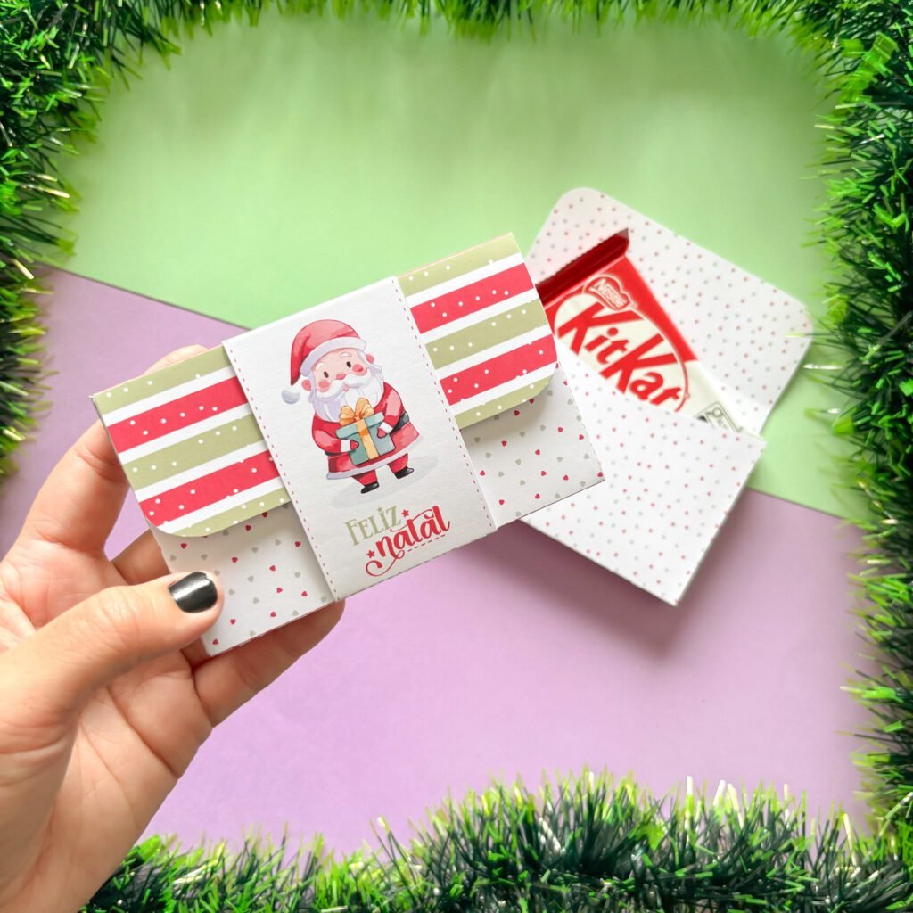 Envelope Barra de Chocolate - Natal (Tudo pra Papelaria) - Imagem 2