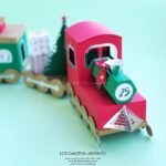 Molde Locomotiva Advento Natal - Imagem 2