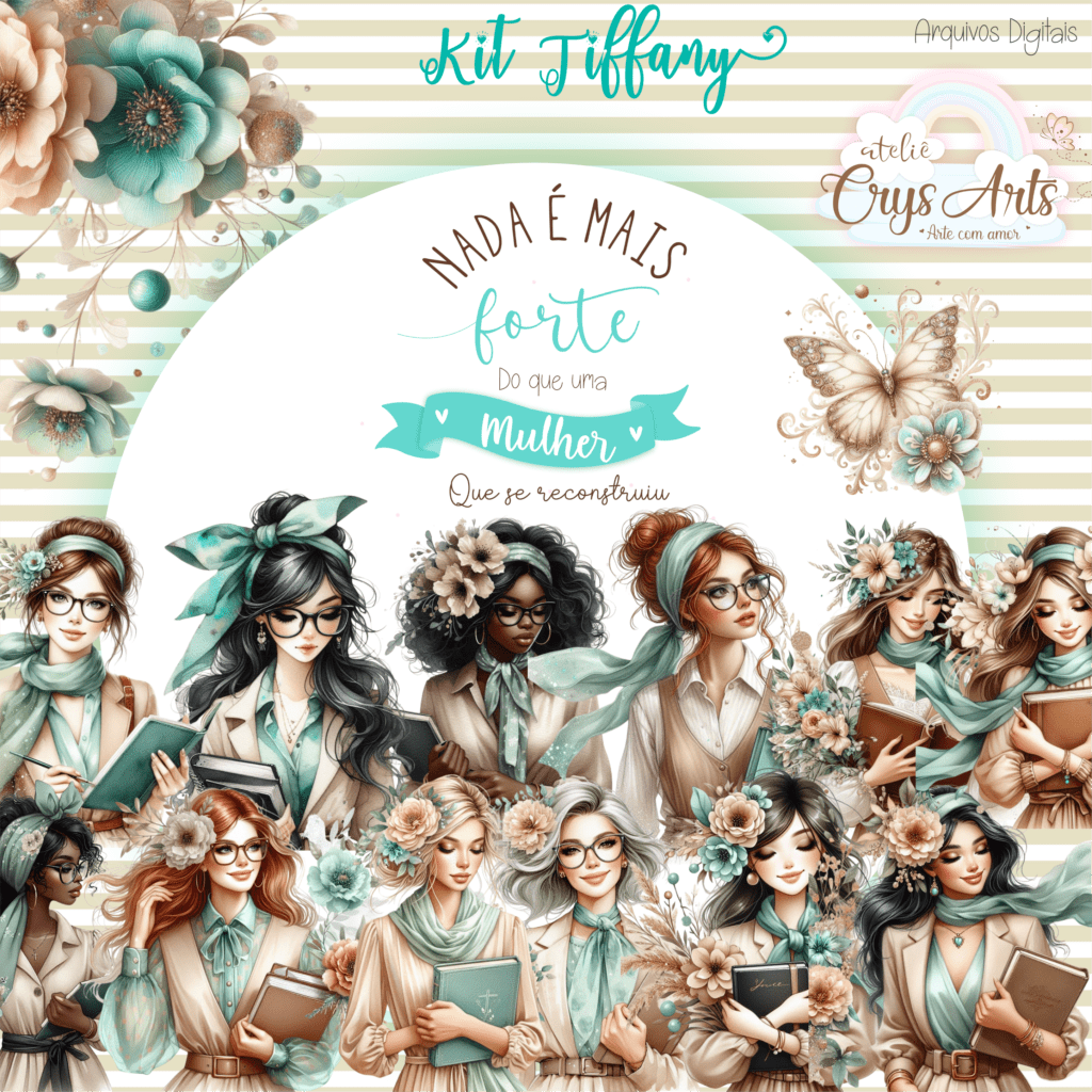 Kit Tiffany - Encadernação (Crys Arts) - Imagem 2