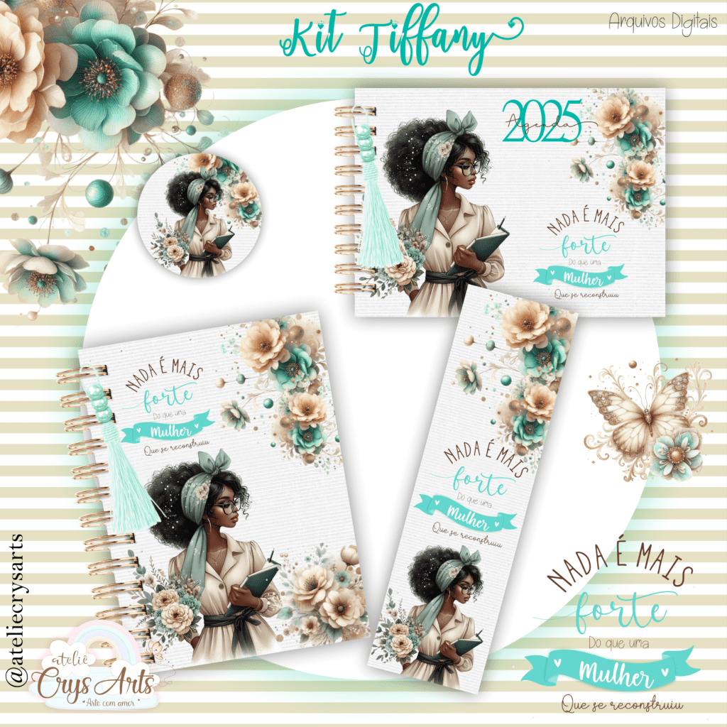 Kit Tiffany - Encadernação (Crys Arts) - Imagem 5