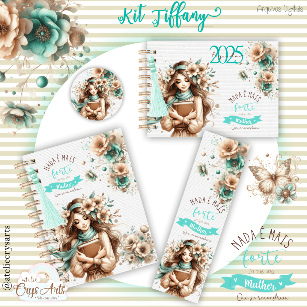 Kit Tiffany - Encadernação (Crys Arts) - Imagem 4