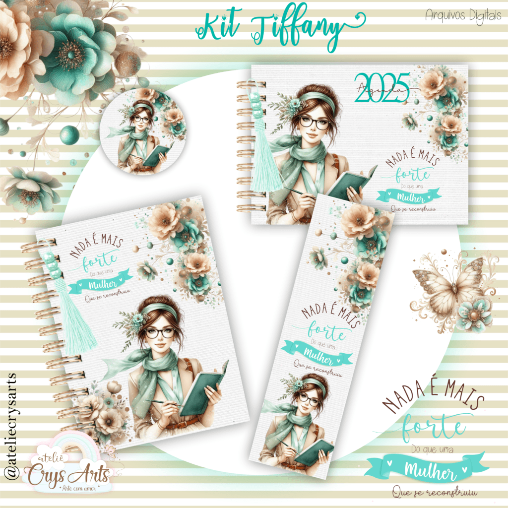 Kit Tiffany - Encadernação (Crys Arts) - Imagem 3