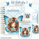 Kit Borboletas 2 - Encadernação (Crys Arts) - Imagem 5