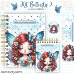 Kit Borboletas 2 - Encadernação (Crys Arts) - Imagem 3