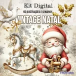 Natal Vintage - Kit Digital