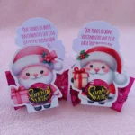 Porta Bombom Papai Noel - Versão Para Máquina De Corte (Dhama dos Papéis)