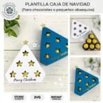 Caixa Árvore Natal para Doces