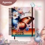 Agenda Datada 1 DPP SH - Coleção Watercolor Flower (Jana Bicalho)