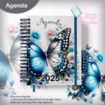 Agenda Datada 1 DPP CH - Coleção Watercolor Flower (Jana Bicalho)