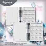 Agenda Datada 1 DPP CH - Coleção Watercolor Flower (Jana Bicalho) - Imagem 2